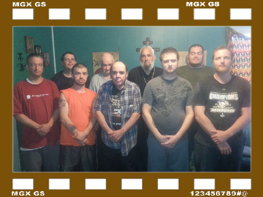 Front Left to Right Rear: Jason, Ringo, John, James, Rob, Martino, Floyd, Chris, Vincent